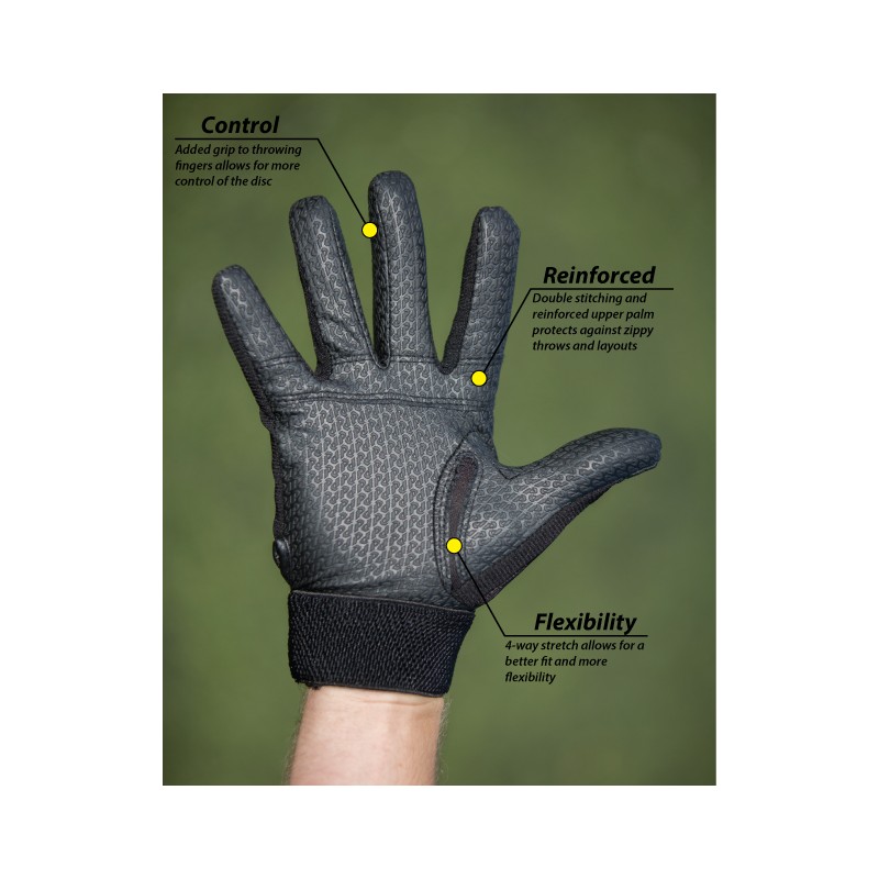 hand with spot sublimated white glove