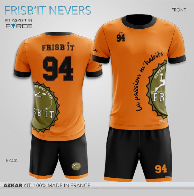 design frisbitnevers orange