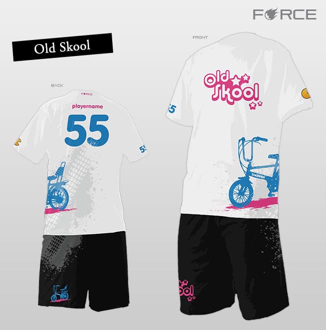 design old skool white